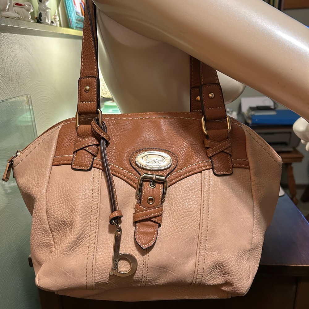 BOC Born Concept Camel Leather Shoulder Bag